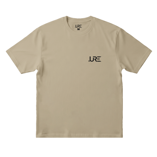 Tricou Oversize Unisex URE Studios REBUILD – Desert Sand